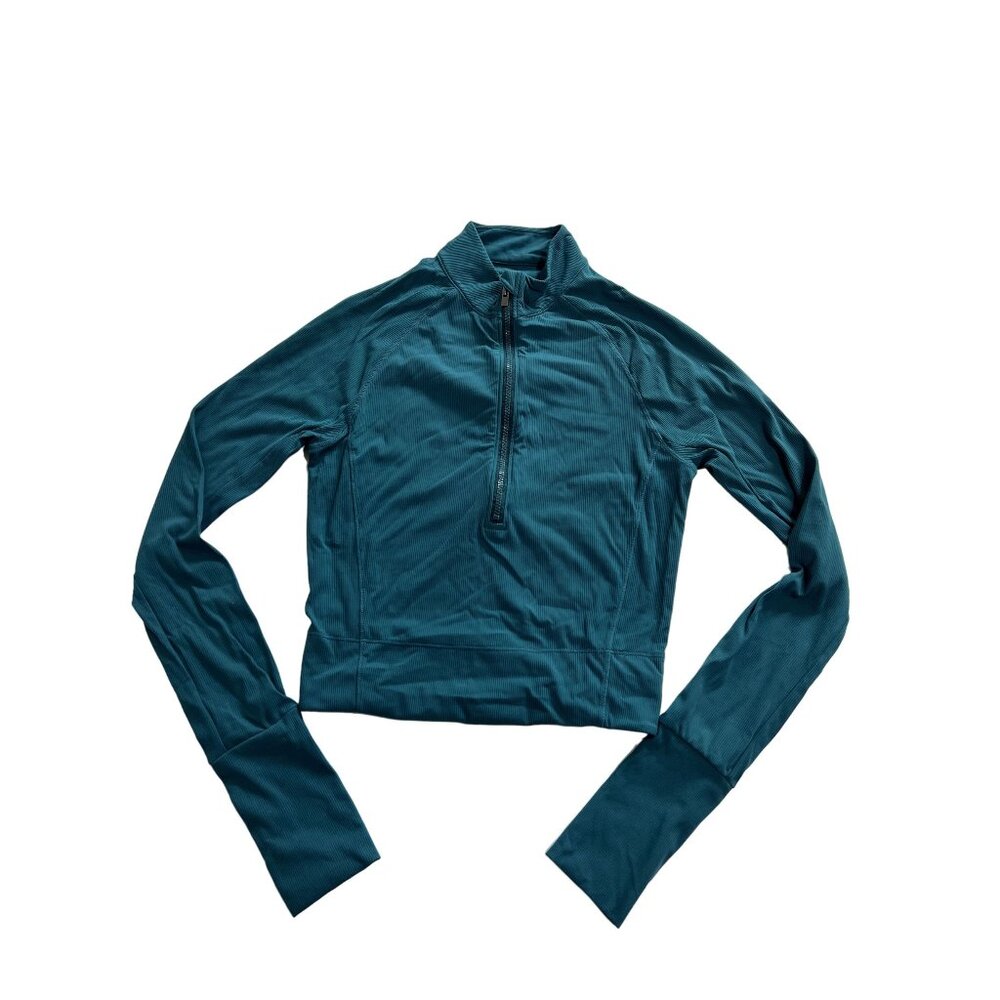 Teal Long Sleeve Women's Top